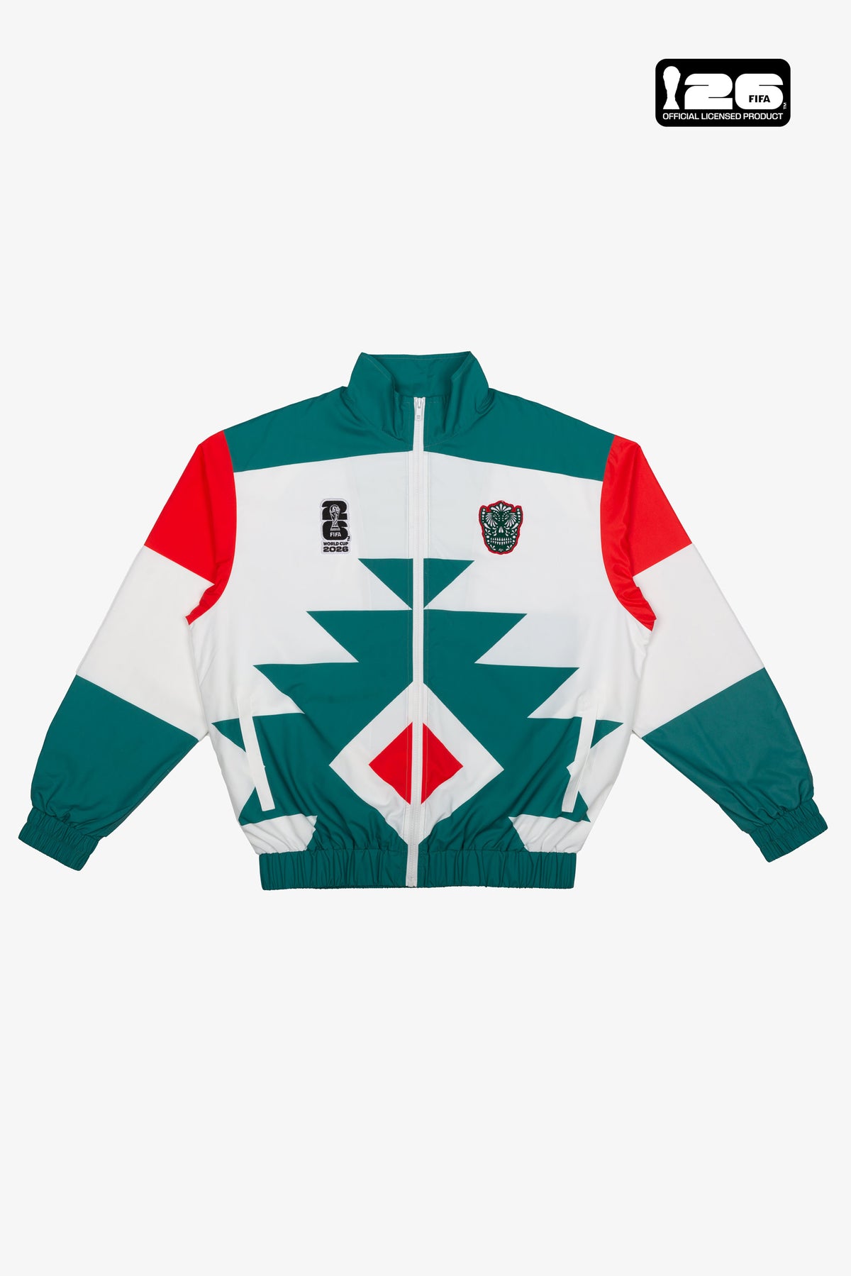 FIFA World Cup 2026™ Mexico Nylon Windbreaker - White / Green
