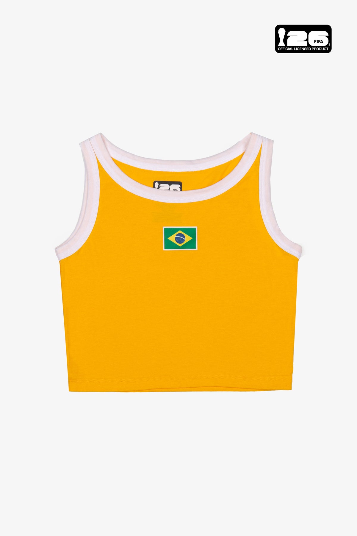 FIFA World Cup 2026™ Brazil Women's Cropped Tank - Yellow