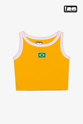 FIFA World Cup 2026™ Brazil Women's Cropped Tank - Yellow
