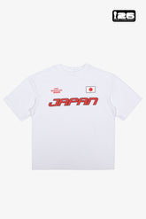 T-shirt blanc à trois logos du Japon pour la Coupe du Monde de la FIFA 2026™ - Japon