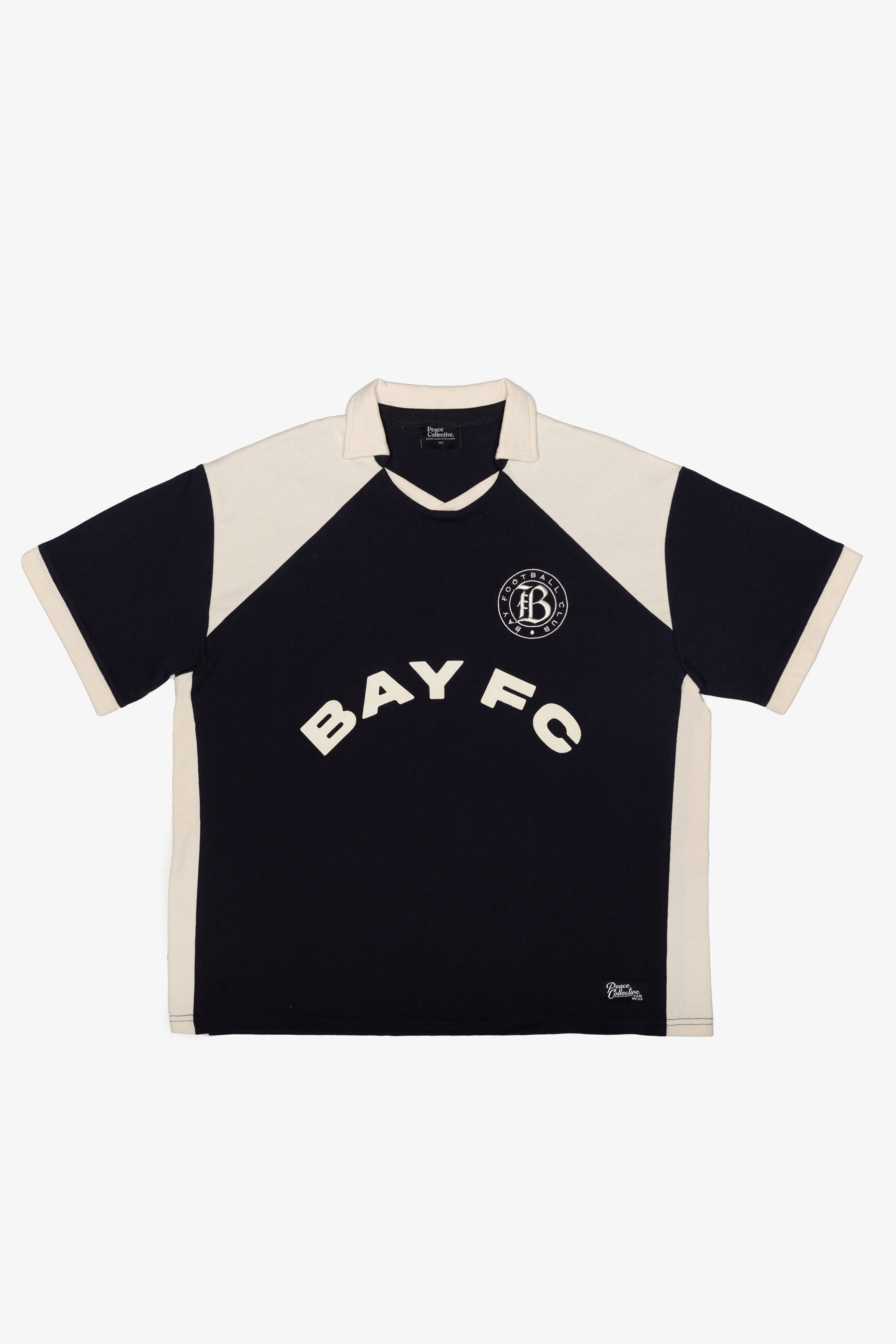 Jersey de bloque de color de Bay FC - Marfil / Marino