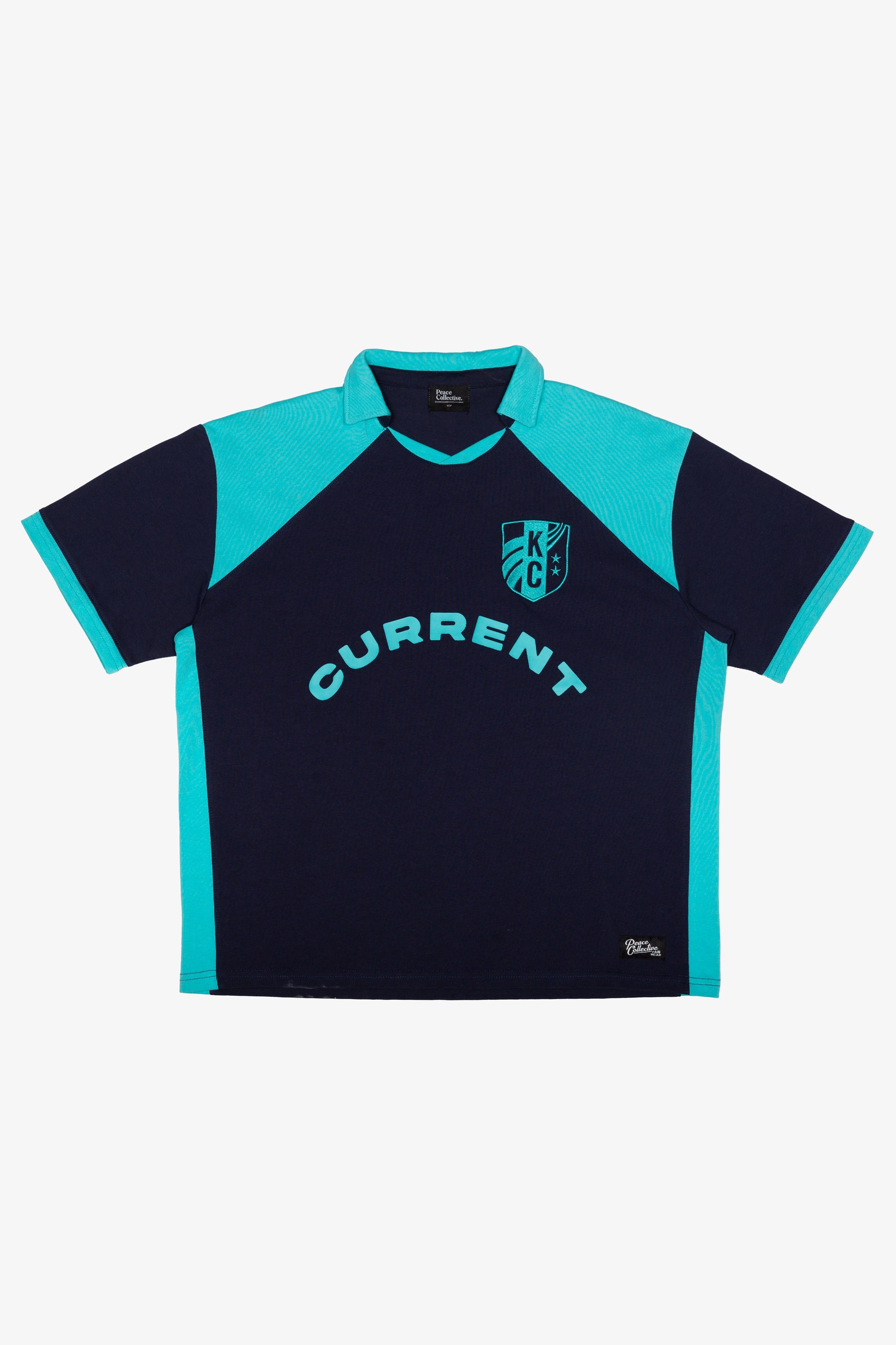 Maillot Kansas City Current Colour Block - Orage / Turquoise