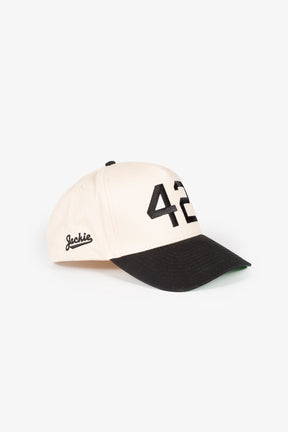 P/C x Jackie Robinson: Until All of Us are Free Dad Cap - Elfenbein/Schwarz