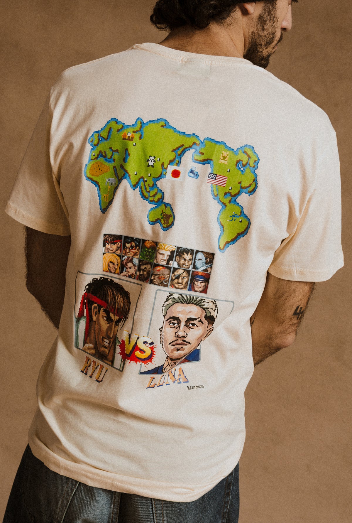 Real Salt Lake x Street Fighter Select Premium T-Shirt - Ivory