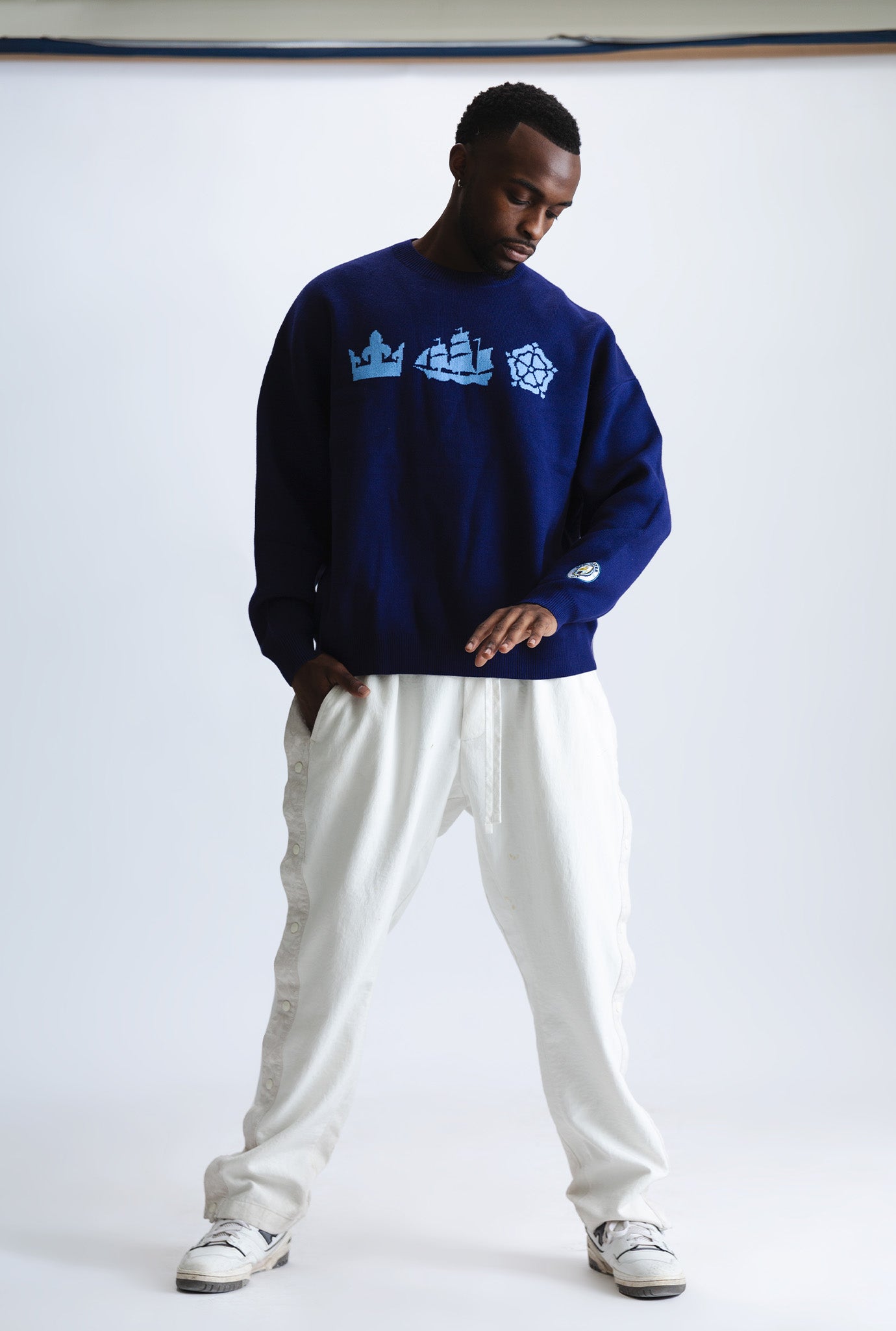 Manchester City Knit Sweater - Navy