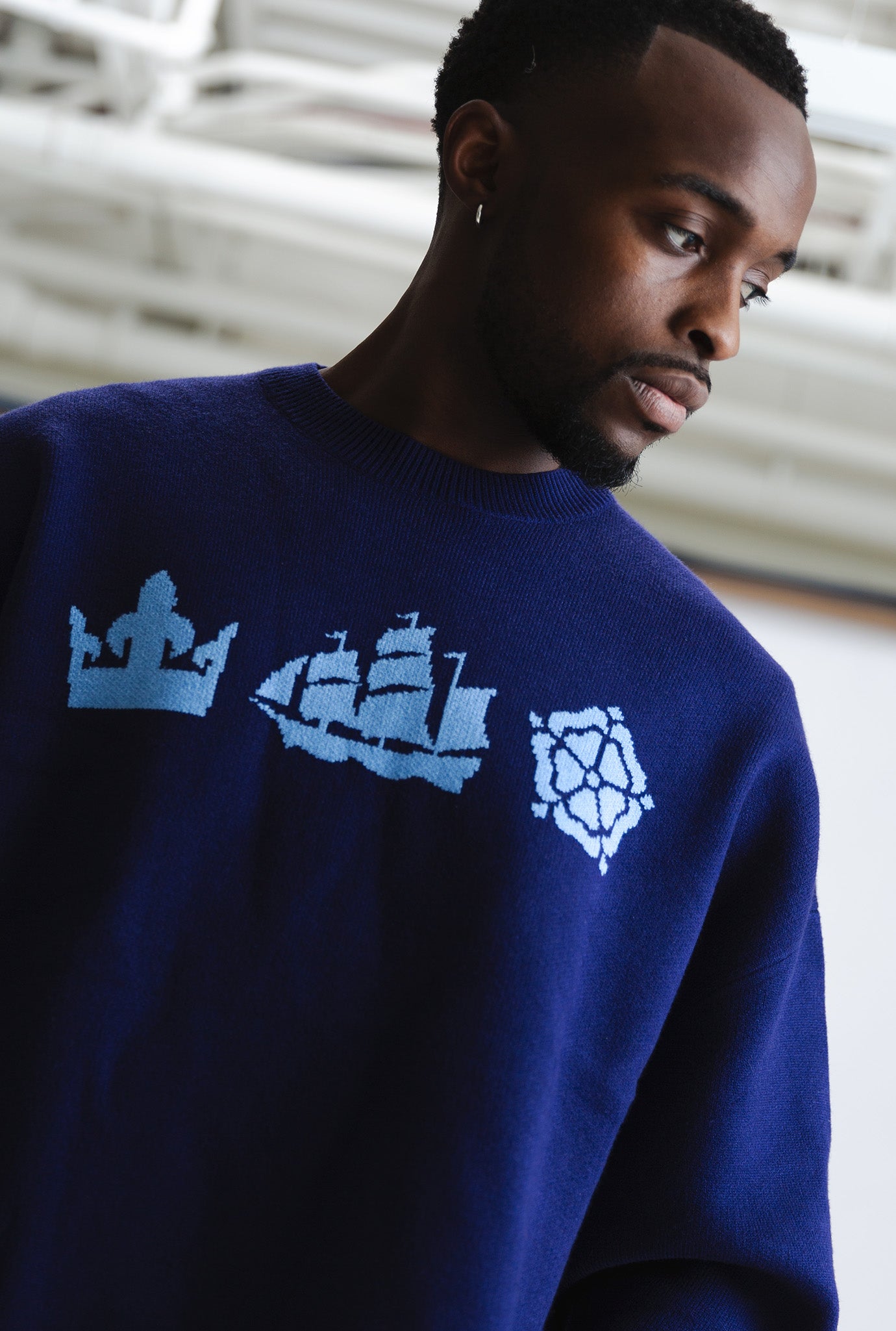 Manchester City Knit Sweater - Navy