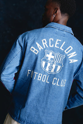 FC Barcelona Coach Jacket - Denim