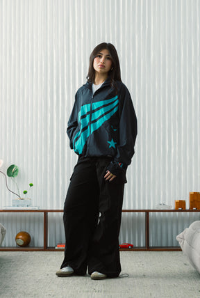 Kansas City Current Emblem Windbreaker Jacket - Storm / Teal