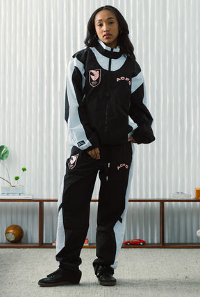 Angel City FC Trainingshose mit Farbblock-Design – Schwarz/Weiß