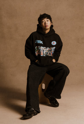Chicago Fire FC x Street Fighter Character Heavyweight Hoodie - Black