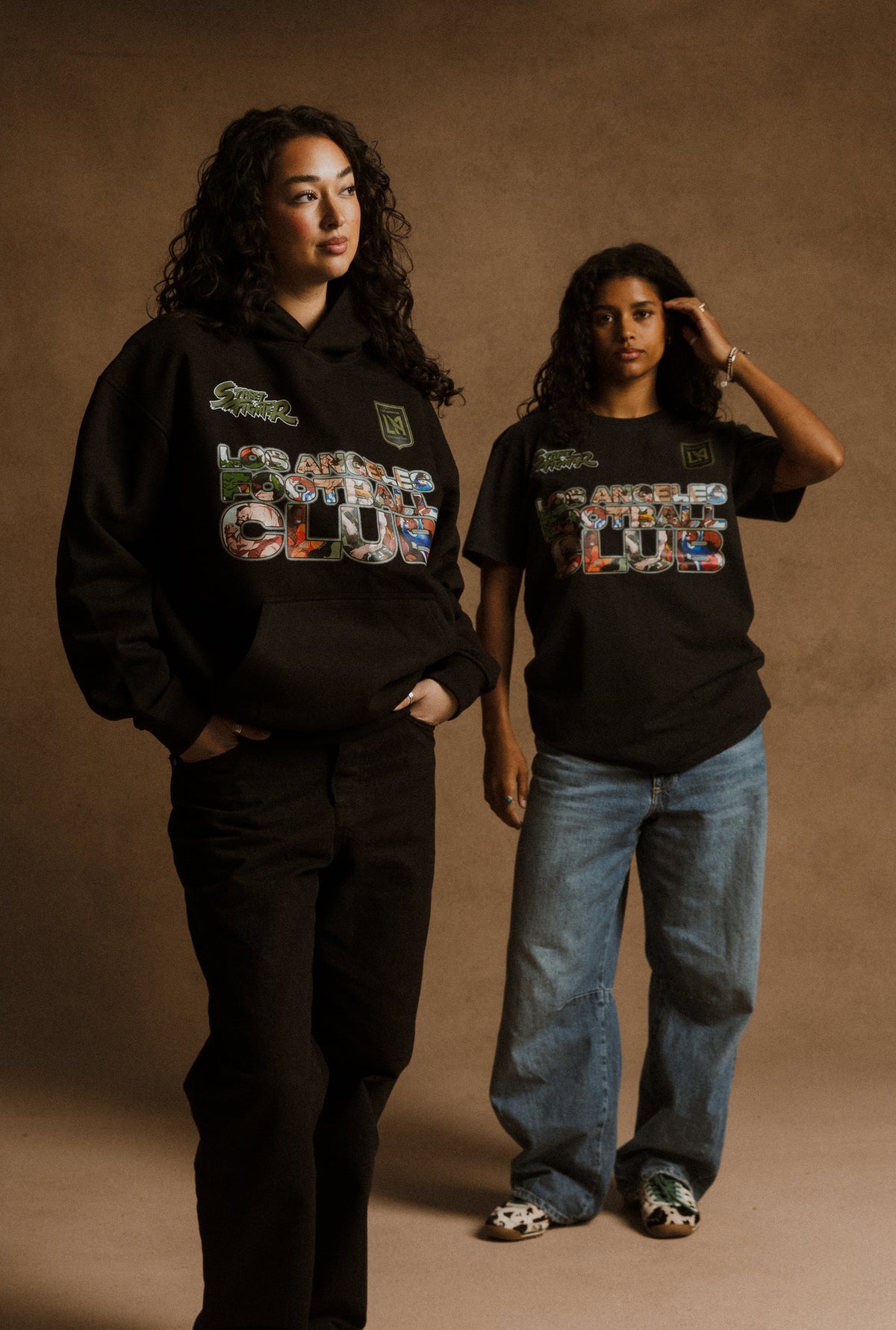 Los Angeles FC x Street Fighter Character Heavyweight Hoodie - Black