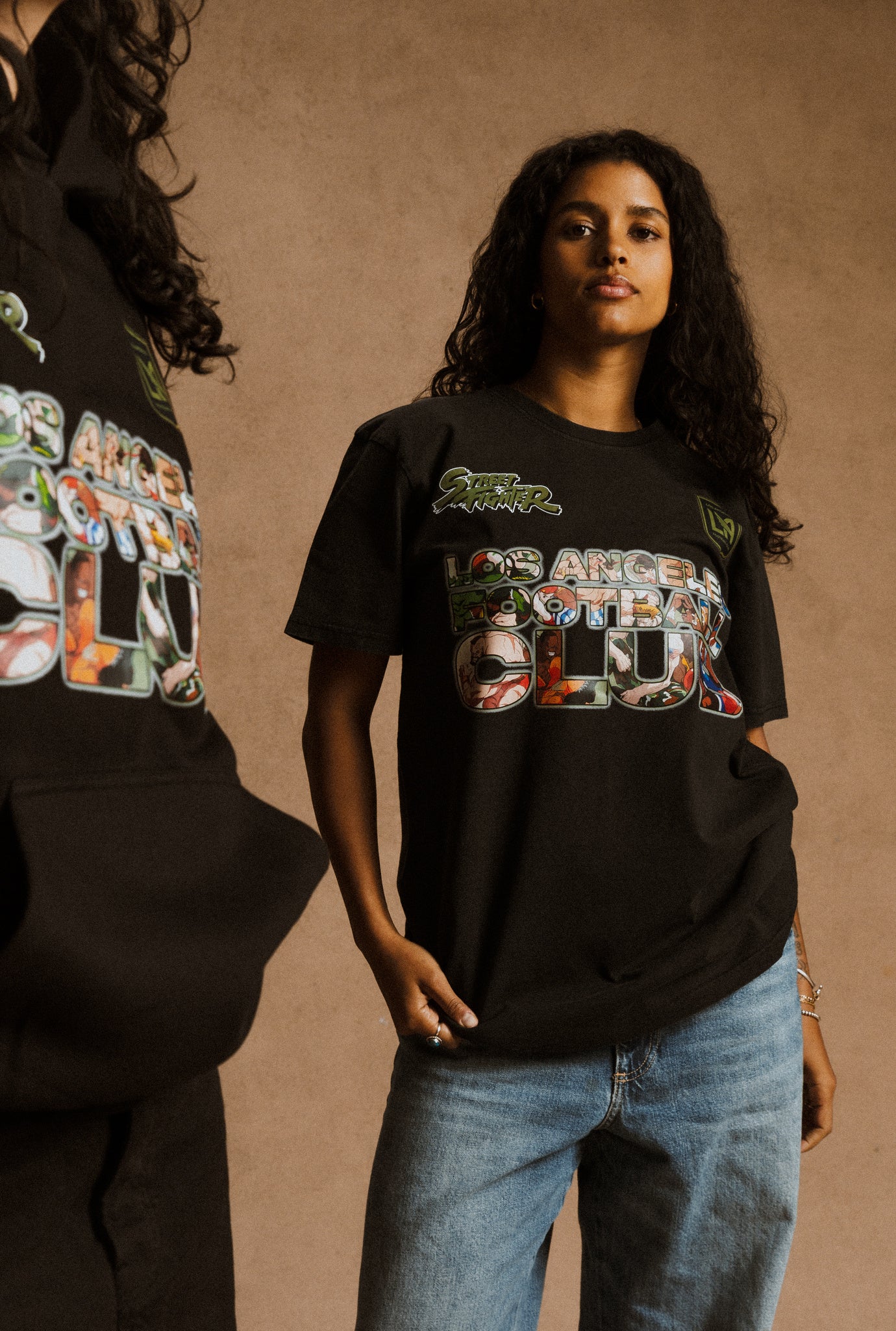 Los Angeles FC x Street Fighter Character Premium T-Shirt - Black