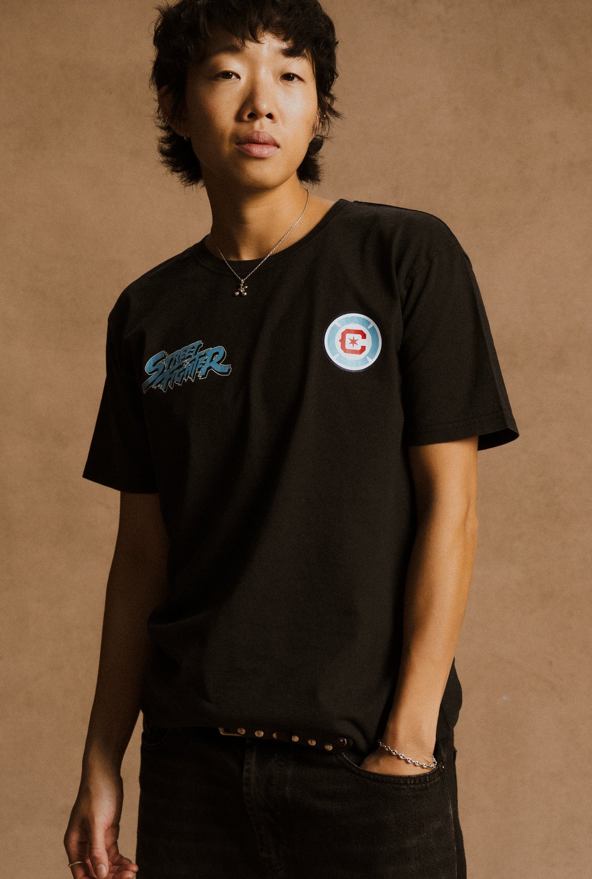 Chicago Fire FC x Street Fighter All Fighters Premium T-Shirt - Black