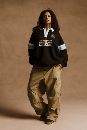 Los Angeles FC x Street Fighter Oversized Rugby - Black / White