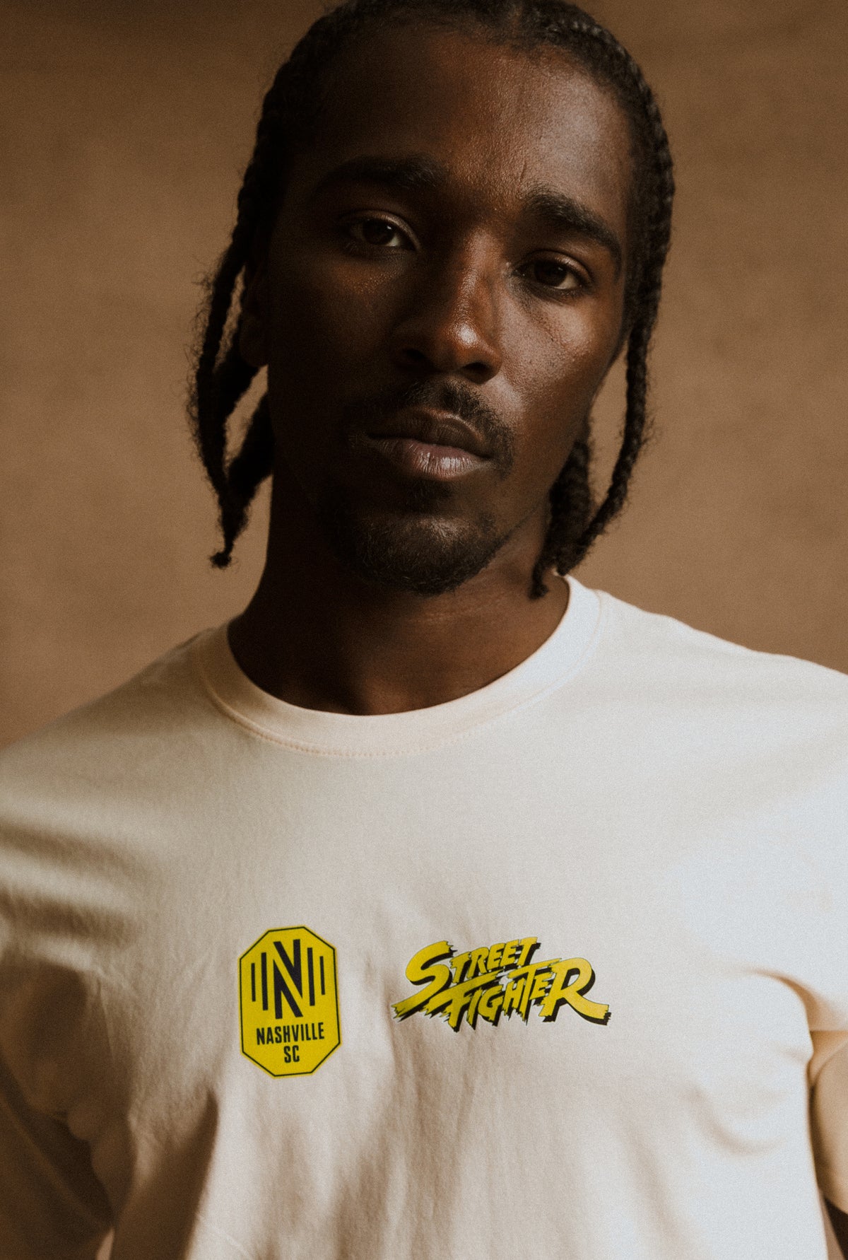 Nashville SC x Street Fighter Select Premium T-Shirt - Ivory