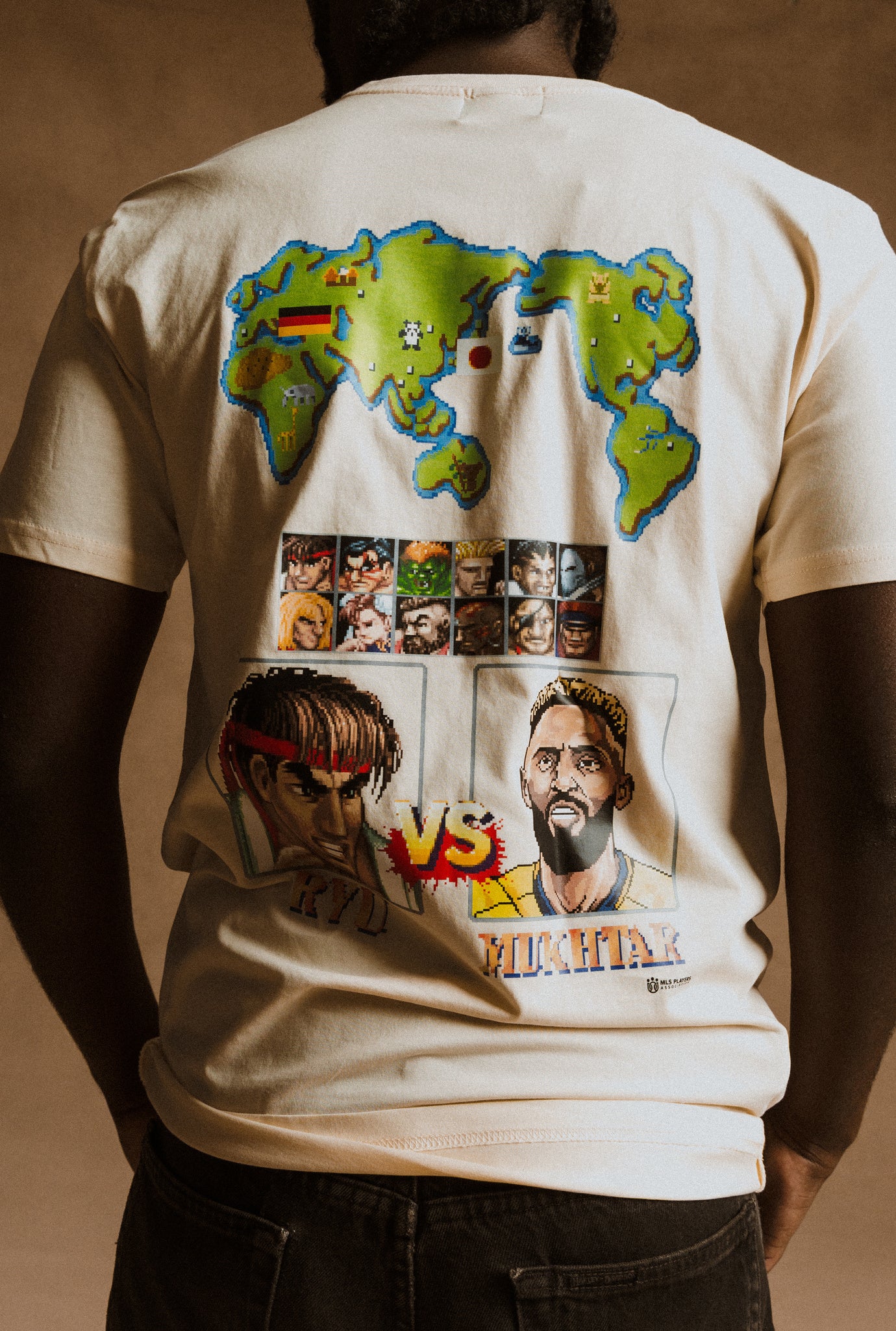 Nashville SC x Street Fighter Select Premium T-Shirt - Ivory