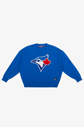 Pull tricoté des Blue Jays de Toronto - Bleu roi