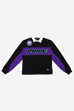 Polo de rugby Orlando Pride - Negra / Púrpura
