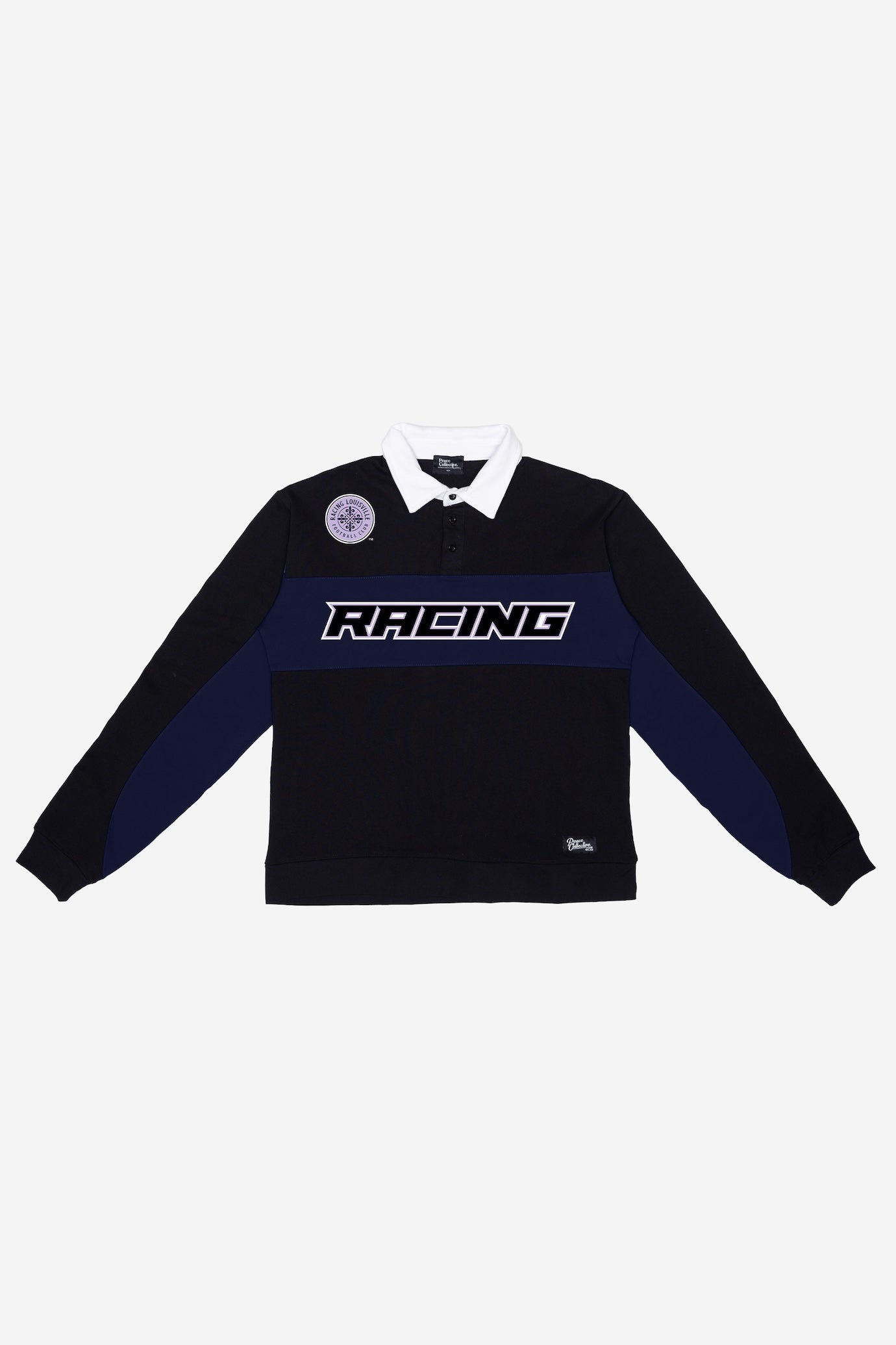 Racing Louisville FC Rugby Polo - Black / Deep Violet