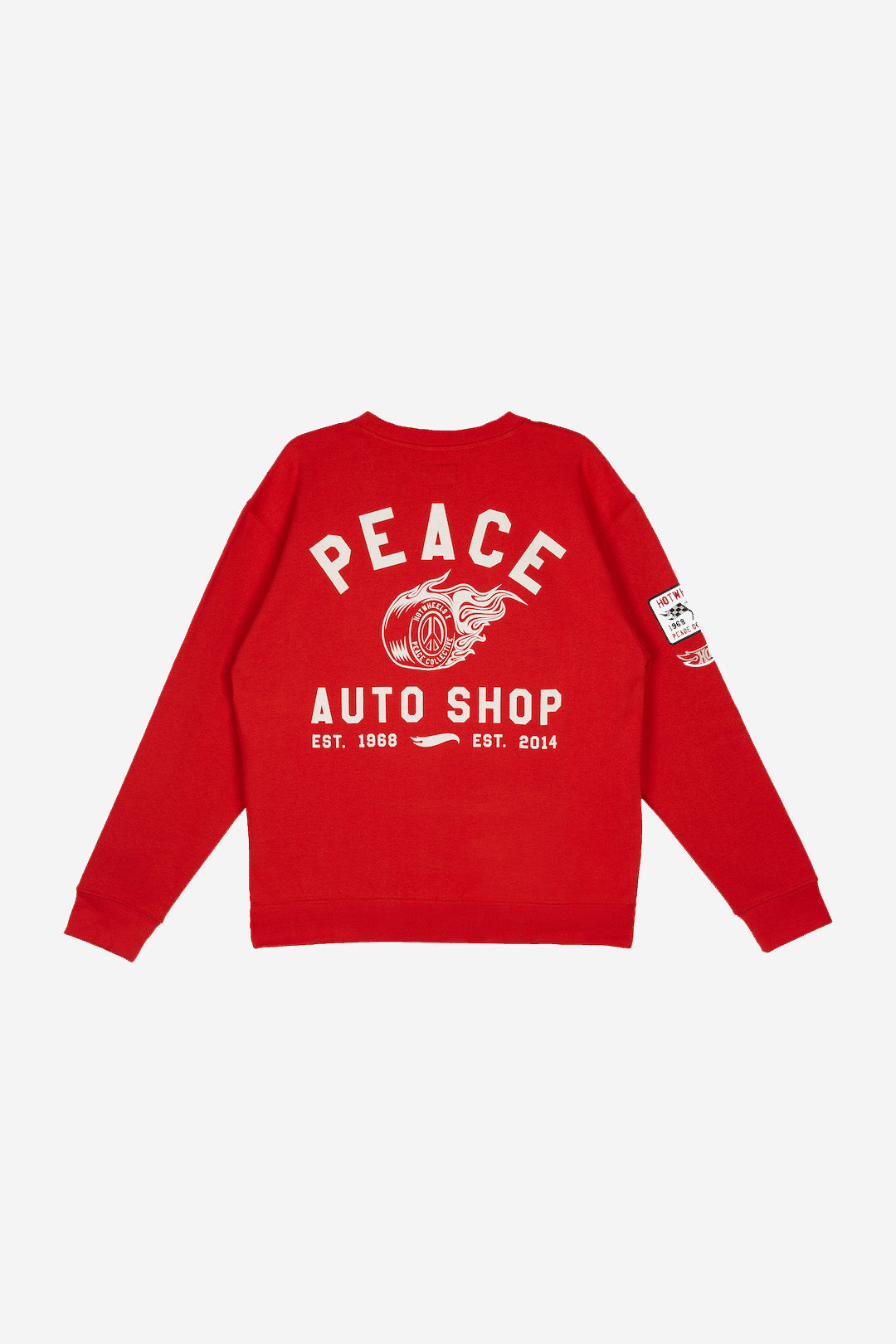Peace Auto Shop Crewneck - Red