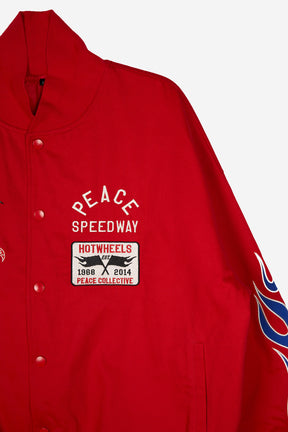 Peace Speedway Racing Jacket - Red