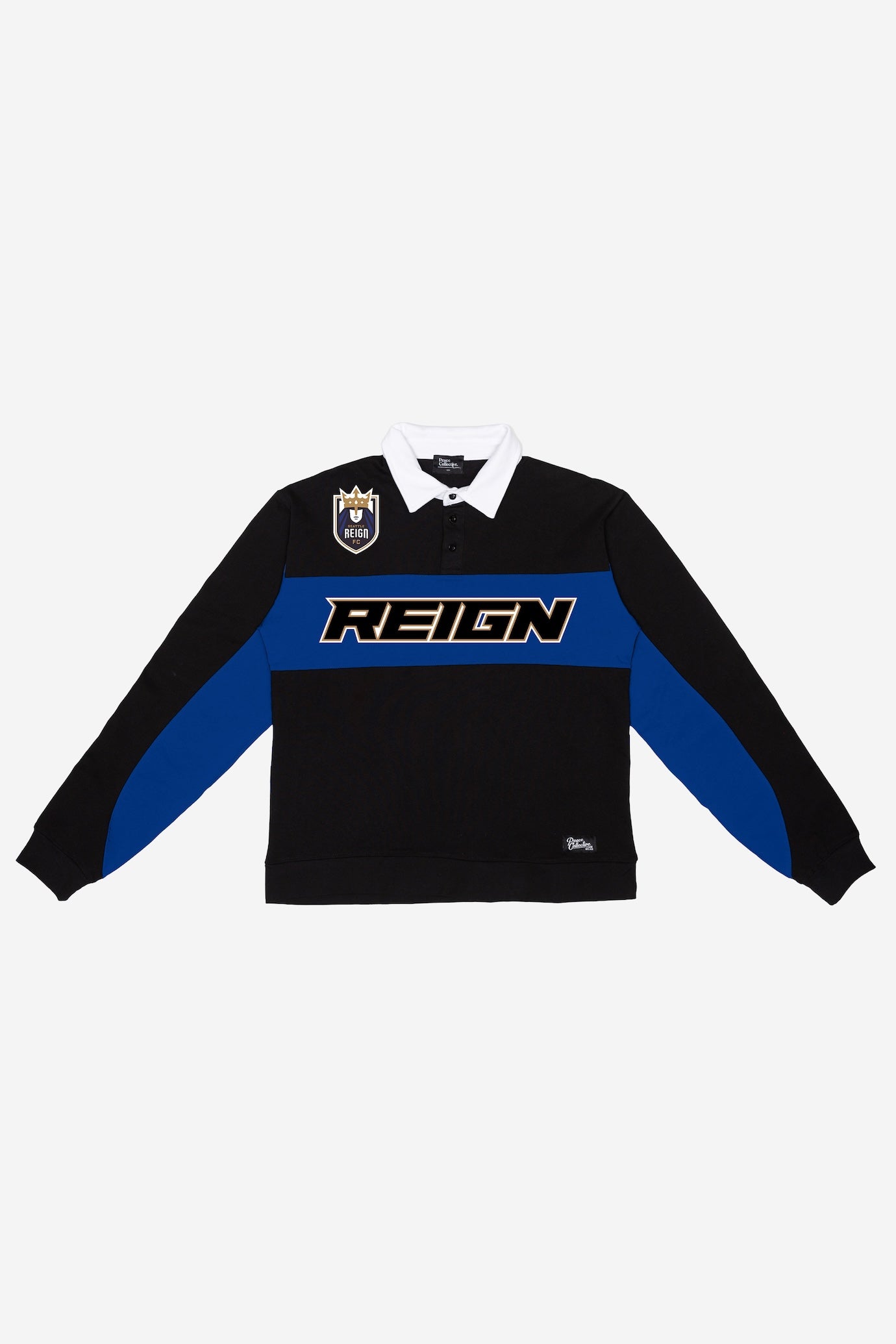 Polo de rugby Seattle Reign FC - Noir/Bleu marine