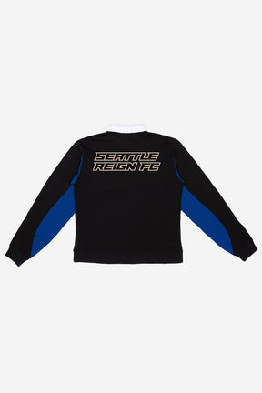 Polo de rugby Seattle Reign FC - Noir/Bleu marine