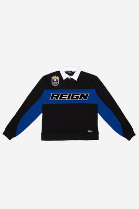 Polo de rugby Seattle Reign FC - Noir/Bleu marine