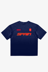 Spain Tri Logo T-Shirt - Navy