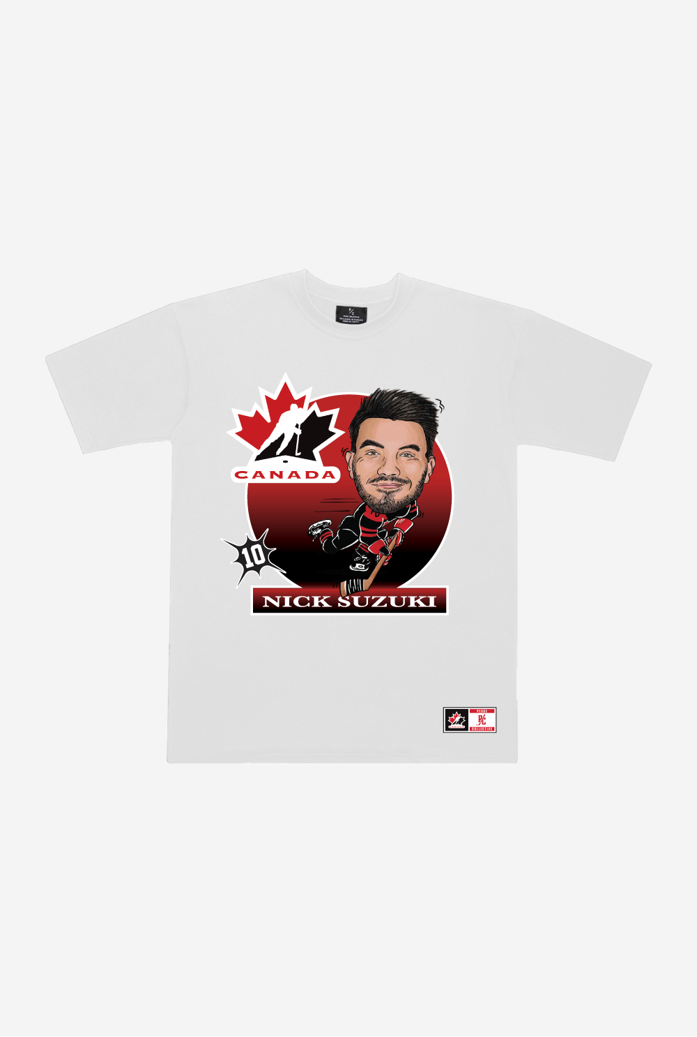 Hockey Canada Nick Suzuki Heavyweight T-Shirt - White