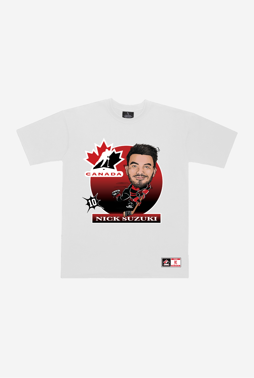 Hockey Canada Nick Suzuki Heavyweight T-Shirt - White