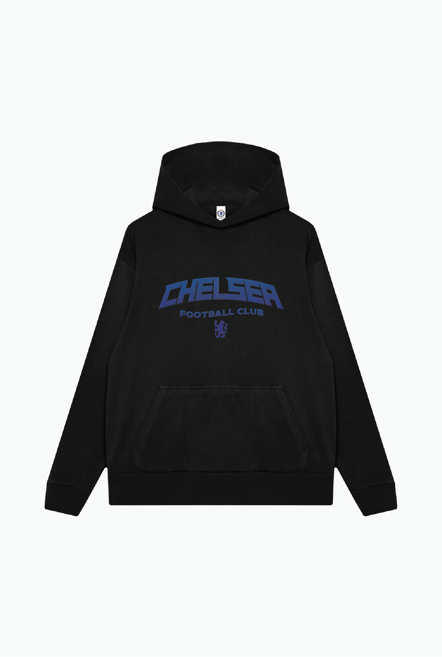 Chelsea FC Team Vintage Heavyweight Hoodie - Black