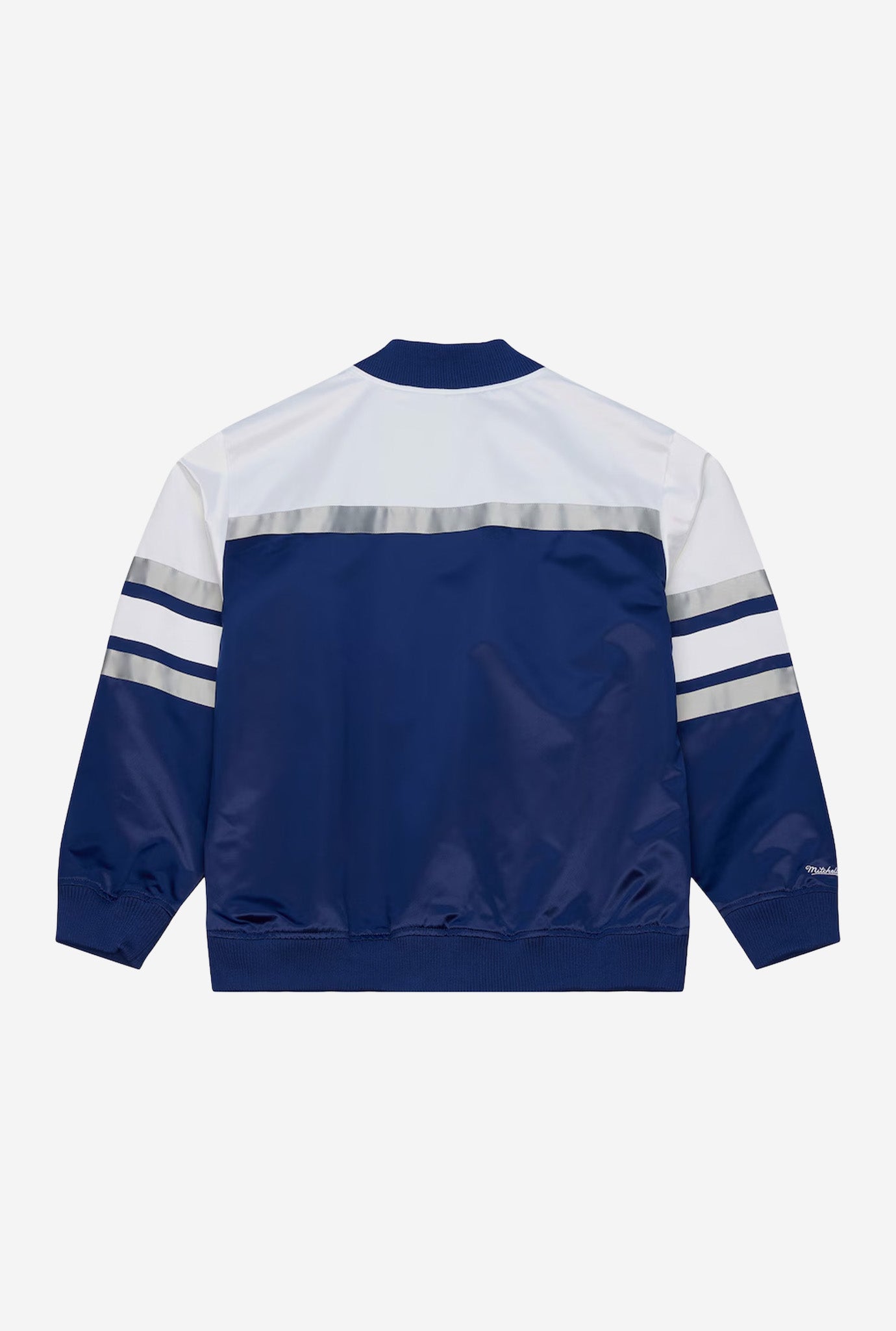 Satinjacke des Cheftrainers der Toronto Maple Leafs – Blau