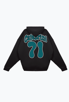 Macklin Celebrini Relaxed Hoodie - Black
