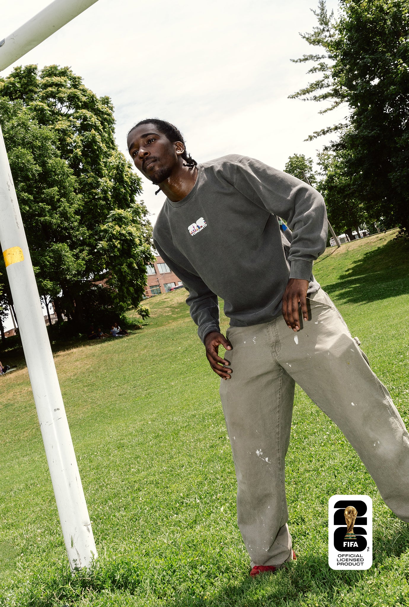 Toronto FIFA Pigment Dye Crewneck - Black