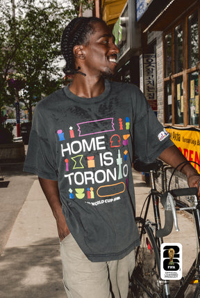 Toronto FIFA Heavyweight Garment Dyed T-Shirt - Black