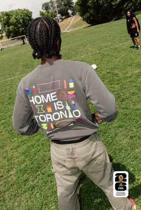 Toronto FIFA Pigment Dye Crewneck - Black