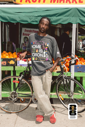Toronto FIFA Heavyweight Garment Dyed T-Shirt - Black