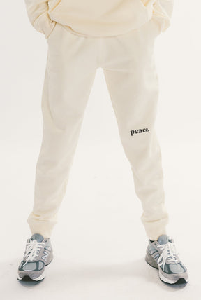 Peace Essentials Jogginghose - Elfenbein