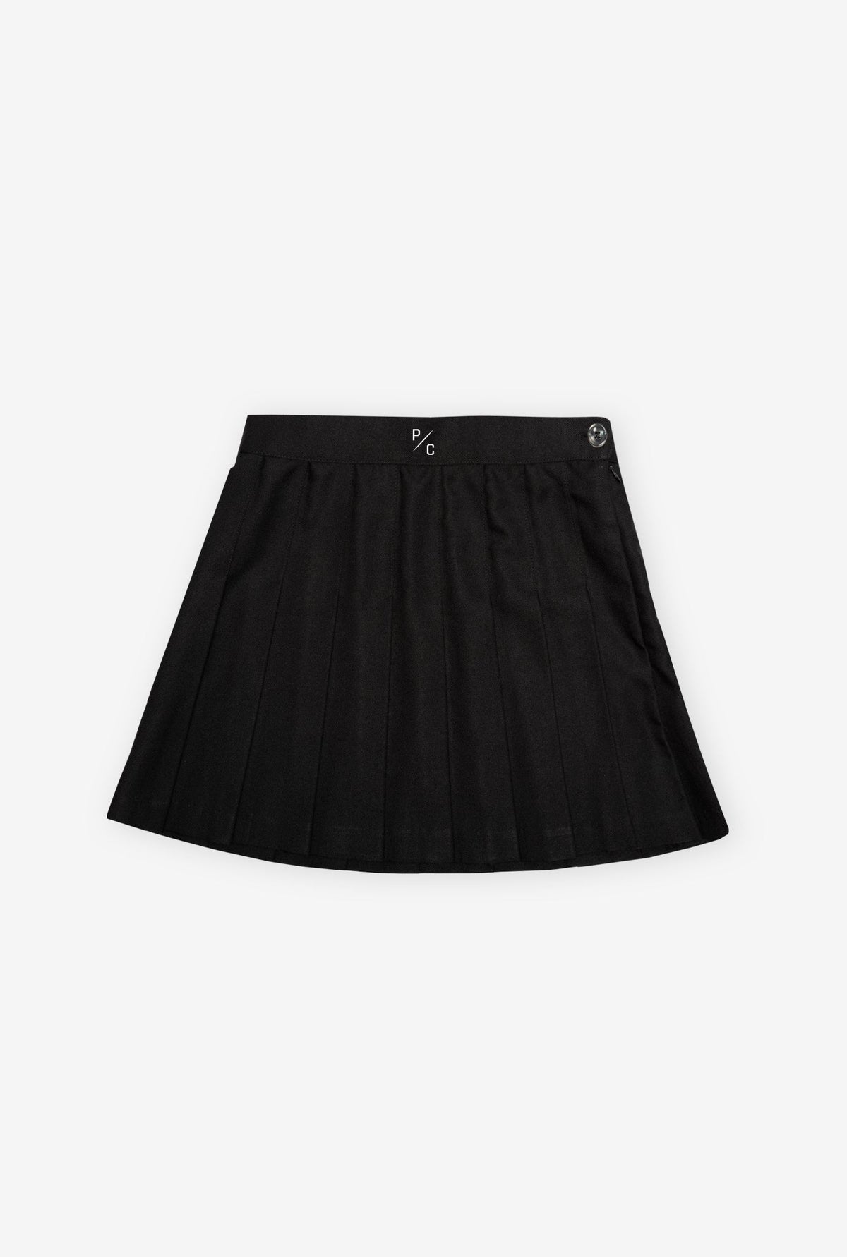 P/C Logo Tennis Skirt - Black