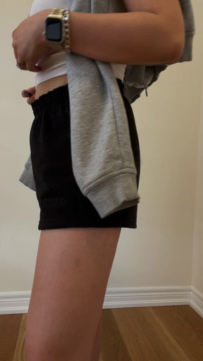 Peace Women's Fleece Shorts - Black