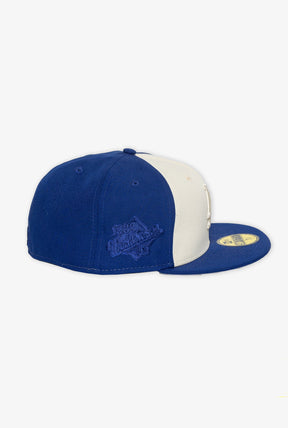 Los Angeles Dodgers Tonal 2-Tone 59FIFTY - Cream/Royal Blue