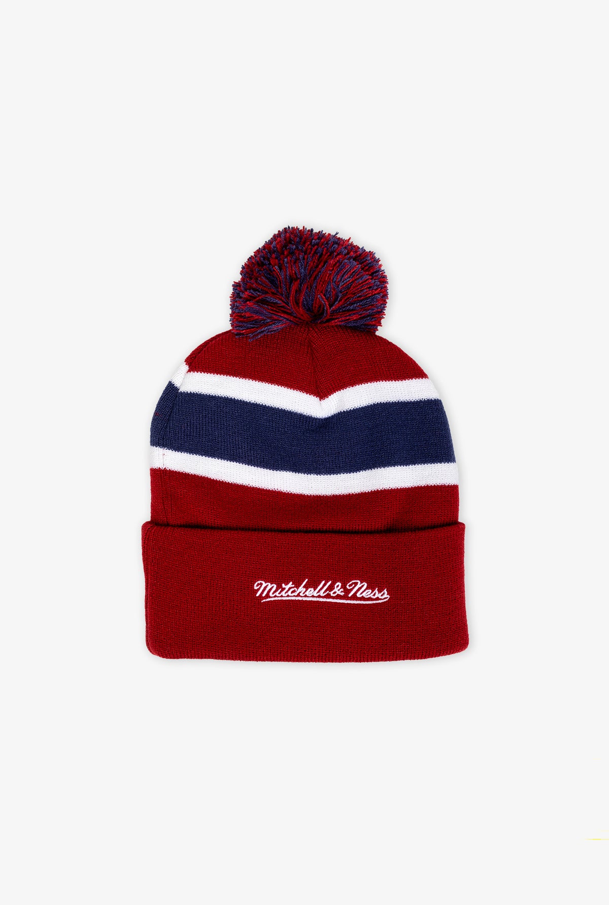 Montreal Canadiens Pom Stripe Knit Toque - Red