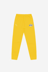 Pantalon de jogging avec logo des Los Angeles Lakers - Jaune