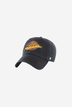 Vancouver Canucks Clean Up Cap - Black