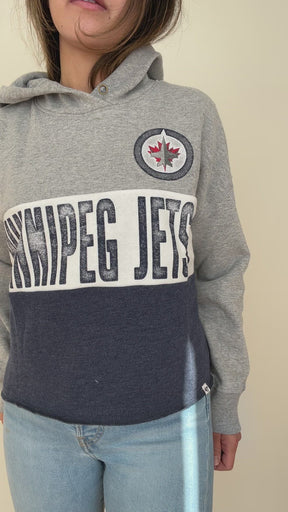 Winnipeg Jets Lizzy Cut Off Hoodie