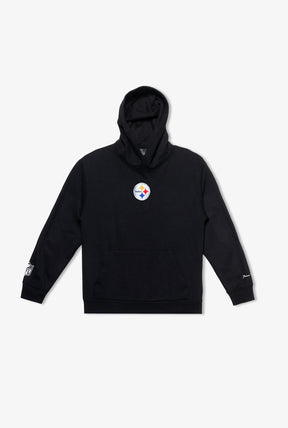 Pittsburgh Steelers Logo Heavyweight Hoodie - Black