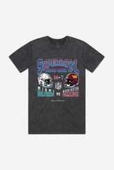 Super Bowl VII: Miami Dolphins vs Washington Redskins Stonewashed T-Shirt - Black