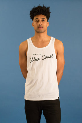 Home is the West Coast Tank - White