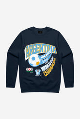FIFA Historic World Cup Team Argentina Crewneck - Navy